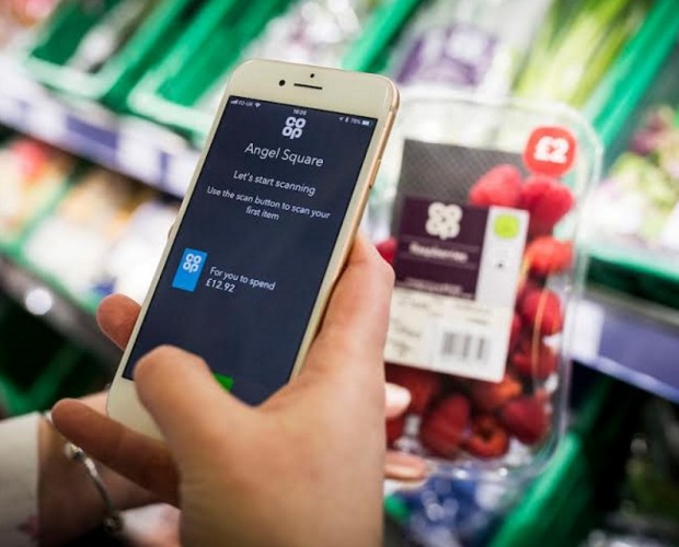 The Co-op tests 'pay in aisle' cashierless technology