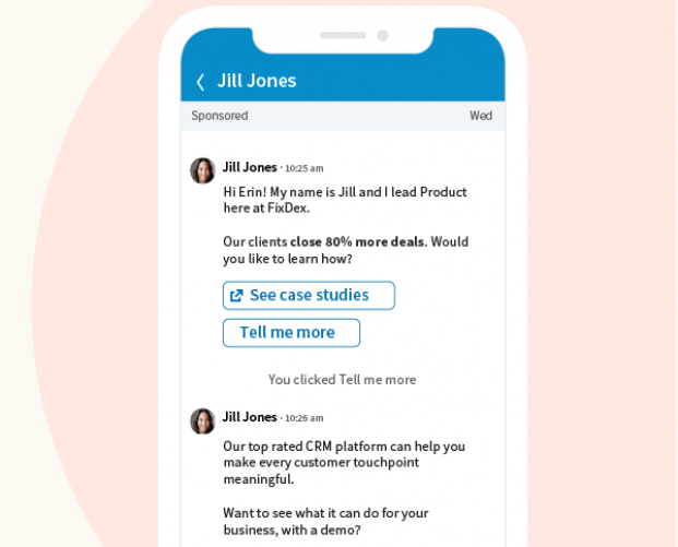 LinkedIn launches Conversation Ads for B2B messaging