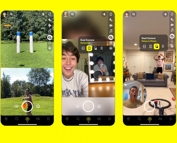 Snapchat launches Dual Camera mode