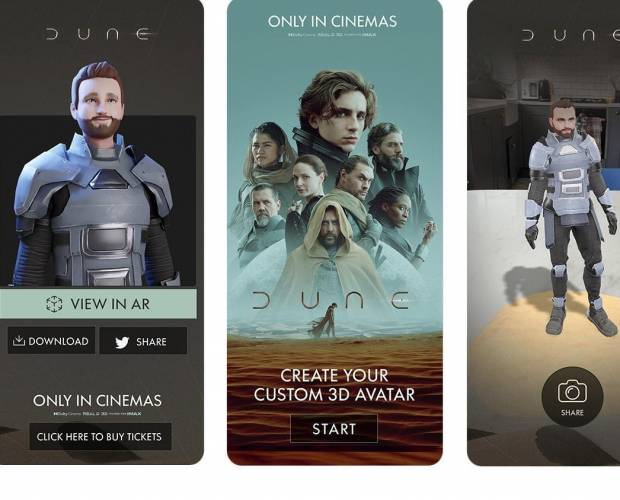 Yahoo creates avatar-making experience to celebrate Dune movie launch