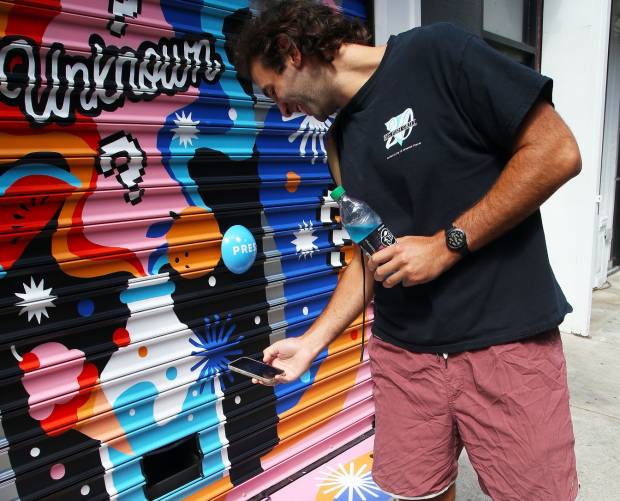 Fanta launches QR code-powered vending machine mural in New York