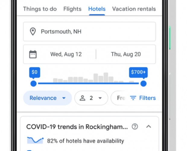 Google rolls out more coronavirus-related travel tools