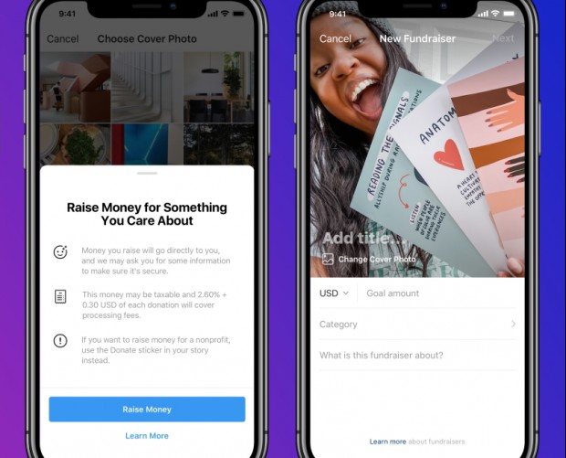 Instagram introduces way to fundraise for personal causes