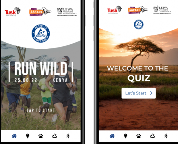 Refreshing runners: Kenya Safari Marathon connected experience
