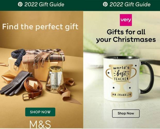 Pinterest launches Holiday Gift Guide