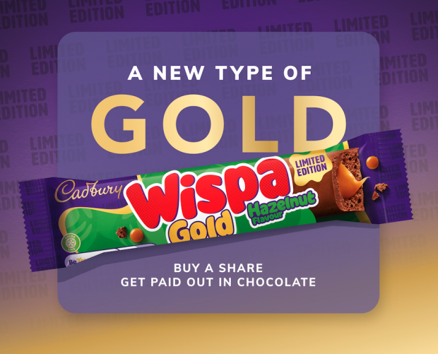 Cadbury's Wispa Gold Hazelnut Flavour hits the stock exchange 