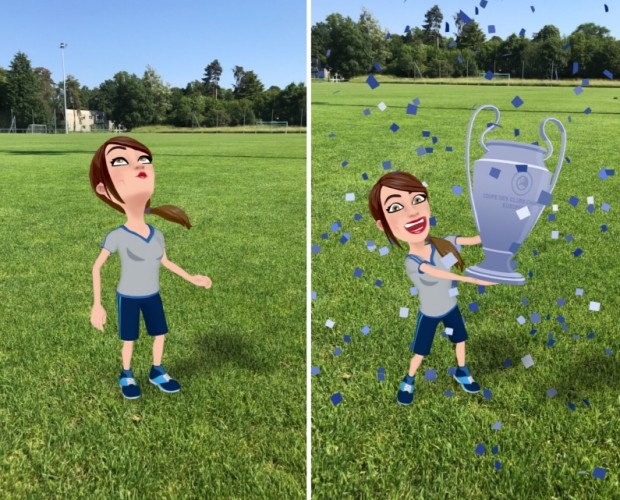 UEFA teams with Snapchat on Bitmoji AR experience for the Champions League final
