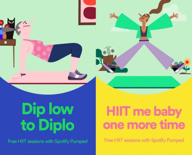 Spotify wants you to get fit with HIIT in its latest campaign