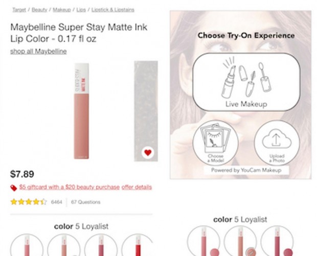 Target launches AR beauty experience