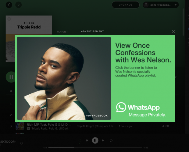 WhatsApp partners with Spotify to promote View Once feature