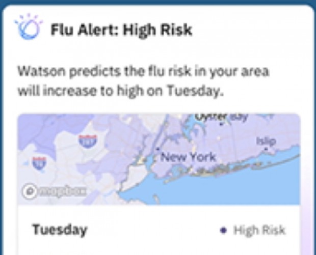 The Weather Channel app now lets you know when you're at flu risk via IBM Watson