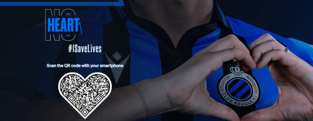 Club Brugge launches WebAR-based #savelives campaign