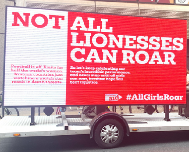 Christian Aid launches ‘Not All Lionesses Roar’ social, OOH and press campaign