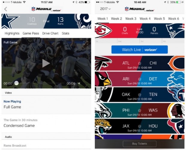 Verizon and NFL sign landmark deal to bring streaming football to mobile
